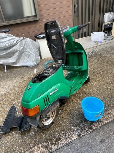 レアカラー！ジェンマ50 エンジンかかります！ アオシマ・スズキ