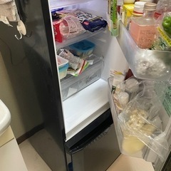 三菱冷蔵庫(ブラック/取扱説明書付き)