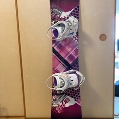 スノーボード板 レディース SPOON ビンディング付き