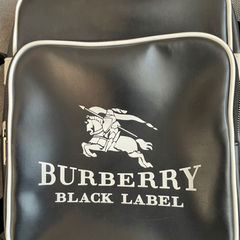 超激レア　美品 BURBERRYBLACKLABEL バーバリーブラックレーベル ショルダーバッグ レザー ブラック 
