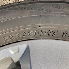 スバル★225/60r17タイヤホイール4本セット