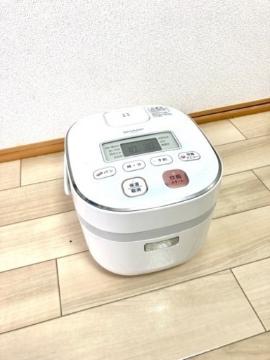 【取り引き中】シャープ炊飯器【1人暮らし用】