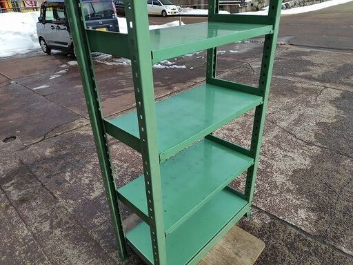 サカエ W950 ノンボルト天地5段スチール 中量棚『中古良品』