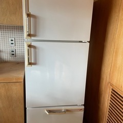 レトロで可愛いシンプルなデザインの冷蔵庫　あげます！