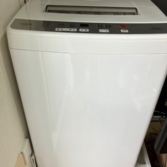 洗濯機　AQUA AQW-S60G