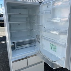 美品 Panasonic NR-E413PV-W 冷蔵庫 中古品 5ドア ナノイー 冷凍冷蔵庫 406L ホワイト