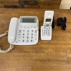 パイオニア　電話機　子機1台付き　TF-EV353D-W