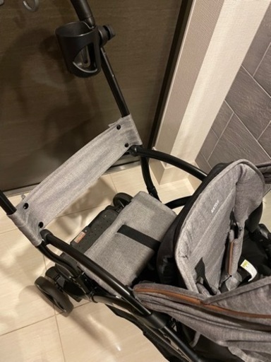値下げ！】カトージ 2人乗りベビーカー 2-Seater グレー 41008