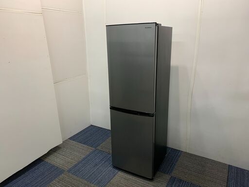 (230302)　アイリスオーヤマ　ノンフロン冷凍冷蔵庫　KRSE-16A-BS　2020年製
