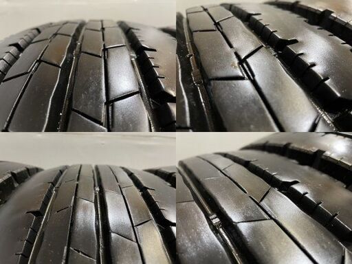 DUNLOP SPLT50 215/70R17.5 118/116L LT 17.5インチ ライトトラック用 夏タイヤ 6本 19～20年製 バリ溝 ダイナ等　(TH760)クレジットカード QRコード決済可能