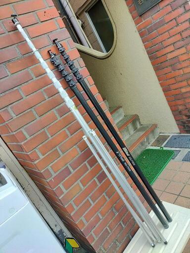 高所撮影　Bi Rod 6G-7500　Birds iRod 6G-7500 アンテナ工研オリジナル三脚\tSTP-L1100AJ？　9段11m