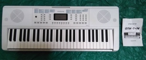 one tone キーボード　OTK-54N(取説付き、アダプター無し)