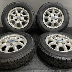 【YOKOHAMA ice GUARD iG50 PLUS 145/80R12】スタッドレス【MINILITE ミニライト 12インチ 4J4HPCD100+45】18年製 バリ溝 希少 　(VTL721)クレジットカード QRコード決済可能