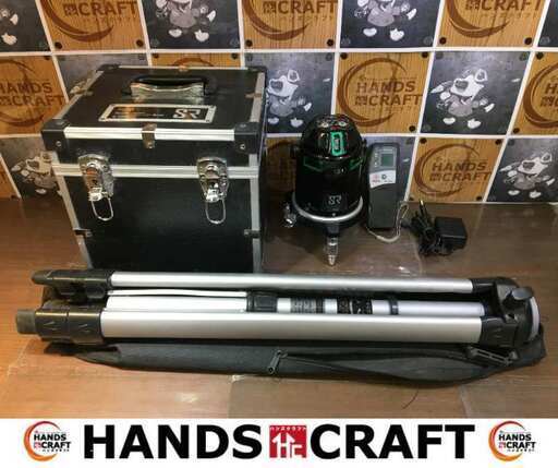 ★値下げしました★　マイゾックス G-440SR グリーンレーザー 墨出し器 中古品 受光器 三脚付き 中古品 【ハンズクラフト宜野湾店】