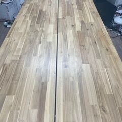 d28 美品 白川木工 リメイク品 シャビースタイル ラウンドテーブル