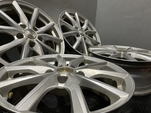 MANARAY SPORT SPIDER マナレイスポーツ スパイダー 16インチ 4本 6.5J5HPCD114.3+35 デリカD:5 アルファード等　(VHM606)クレジットカード QRコード決済可能