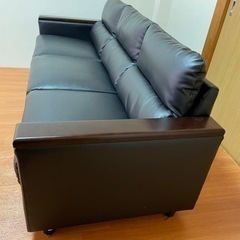 お取引中】ソファ ブラック 3人掛け
