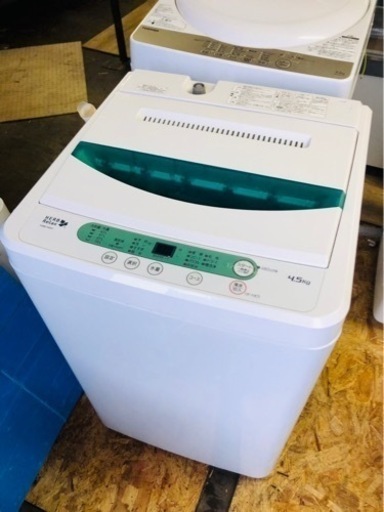 5k以内配送無料　保証付き ヤマダ電機オリジナル　全自動電気洗濯機(4.5kg) HerbRelax YWM-T45A1(W)