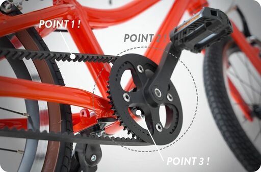 子供自転車 WIMO KIDS 20インチ (TOMATO / トマト）| 6-9才