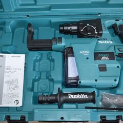 マキタ24mm充電式集塵ハンマドリルHR244D(本体+集塵装置+ケース）ブルー、ブラック選択可