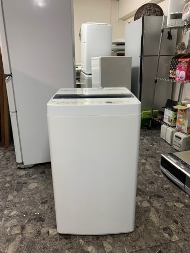 5km以内配送無料　保証付き　2021年式　ハイアール 5.5kg 全自動洗濯機 ホワイトhaier JW-C55D