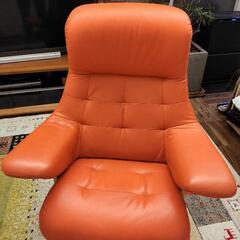 カリモク ザ・ファースト 最高級リクライニングチェア・オットマンセット