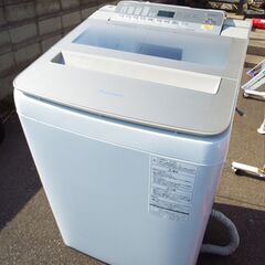 良品 Panasonic パナソニック エコナビ 8.0Kg 全自動洗濯機 NA-FA80H5 