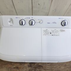 3/14終 Haier/ハイアール 二層式洗濯機 4.5kg 2...