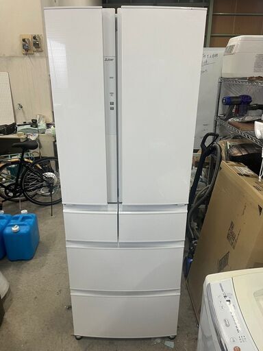 【C-409】三菱電機 冷蔵庫 MR-R46F-W 2020年製 中古 激安 家庭用 ホワイトカラー 通電確認済
