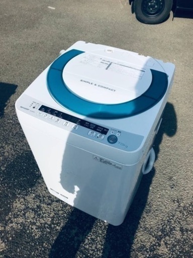ET398番⭐️ 7.0kg⭐️ SHARP電気洗濯機⭐️