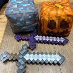 マインクラフト　剣とクッション