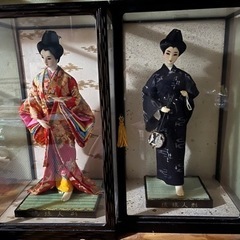 琉球人形　２体　　郷土人形