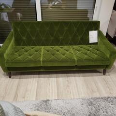 売却先決まりました。新品未使用！カリモク 60　ロビーチェアー 3シーター　モケットグリーン