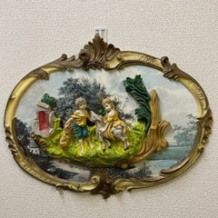 イタリア製　ロココ調の壁掛け　アンティーク