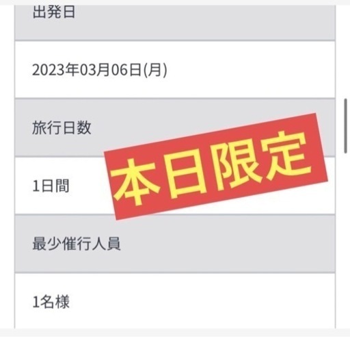 【3月6日限定•時間指定あり】博多（市内）→新大阪（市内）　ひかり　乗車券　１名　片道のみ〔交渉可〕