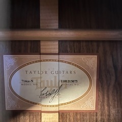 テイラーTaylor 714ce-N エレガット　ギター　美品