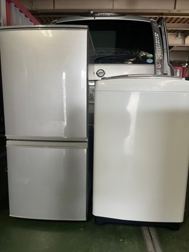 福岡市内配送設置無料　冷蔵庫と洗濯機のセット