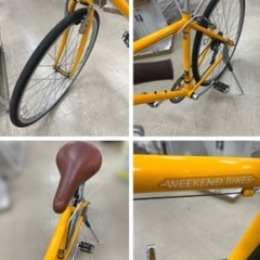 ★店頭にて試乗可★ J2252 サイクルベース アサヒ WEEKEND BIKES  700×32c 7段変速ギア付自転車 クリーニング、簡易メンテナンス済み　新品参考価格44,000円 【リユースのサカイ柏店】 中古自転車 　流山市 中古自転車 松戸市 中古自転車 我孫子市 中古自転車 船橋市 中古自転車 守谷市 中古自転車 取手市 中古自転車