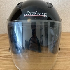バイクヘルメット　ジェットタイプ　XXL ブラック