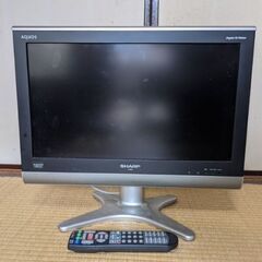 【無料】SHARP 液晶カラーテレビ AQUOS 