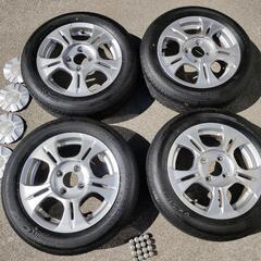 155/65r14　夏タイヤ４本セット　ホイール・ナット付