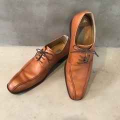 茶色　革靴　25.5