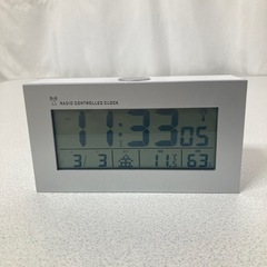 ニトリ 置き時計 電波デジタル時計(YT6508)