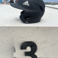 3️⃣adidas マットブラック🥎🚴‍♂️　S size ヘルメット