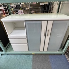 リサイクルサービス八光】ニトリ キッチンカウンター(ポスティア 135 WH)