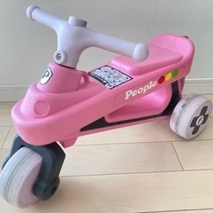 外遊び玩具⑤ ピープル　三輪車　ピンク　