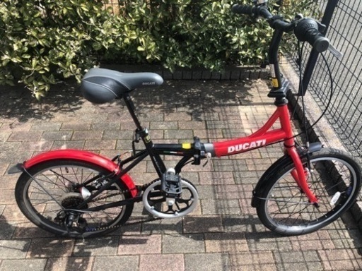 折りたたみ自転車 値下げ DUCATI 20インチ 折りたたみ式 自転車