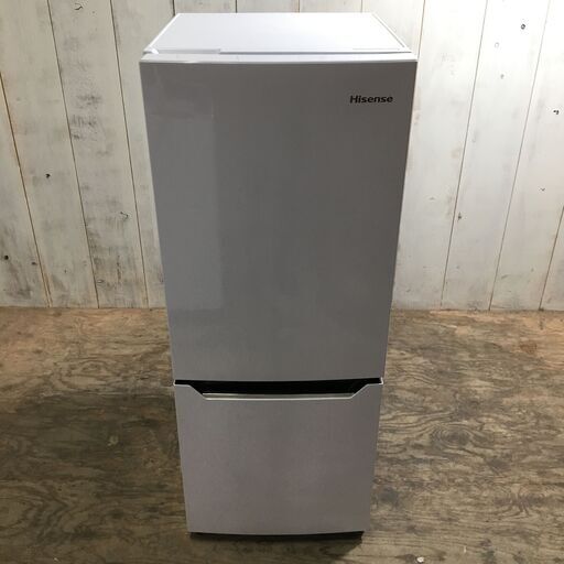 2019年製 Hisense ハイセンス 2ドア冷凍冷蔵庫 HR-D15C ホワイト 150L 動作確認済み 菊-