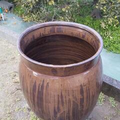 格安‼️特大88cm高‼️古い唐津焼大龜①甕、瓶、壺、水瓶