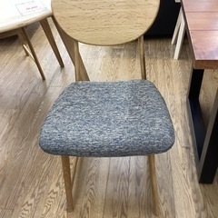 KC-5【新入荷 リサイクル品】オーク無垢材 ラウンドダイニング3点 